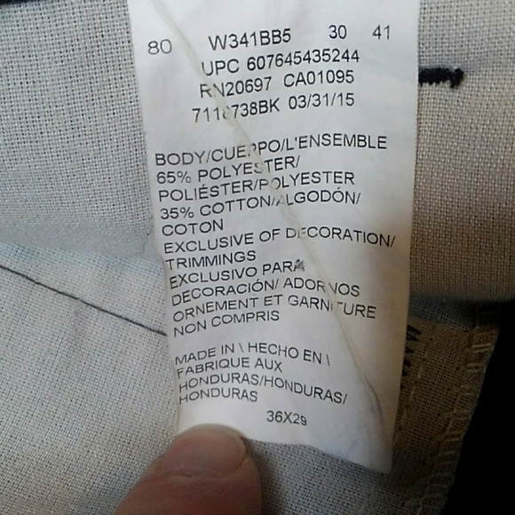 Black Genuine Dickies Hi-Rise Work Pants with Reinforced Knees 36X29 - Picture 5 of 9